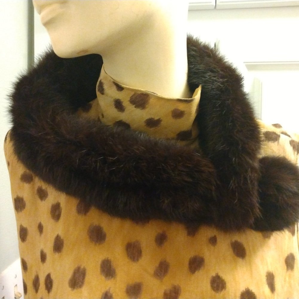 ❤️Vintage Genuine Mink Fur Collar or Headband Adjustable